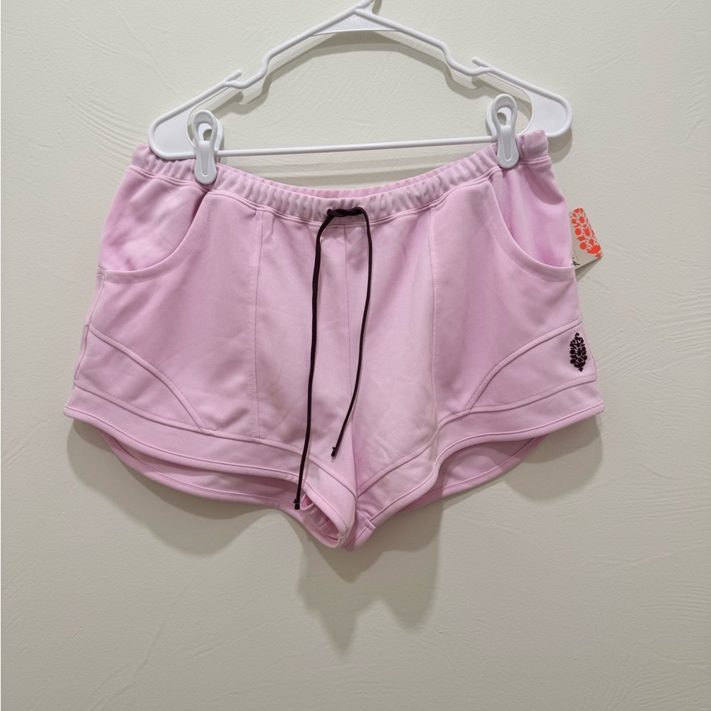 Free People Light Pink Athletic Shorts